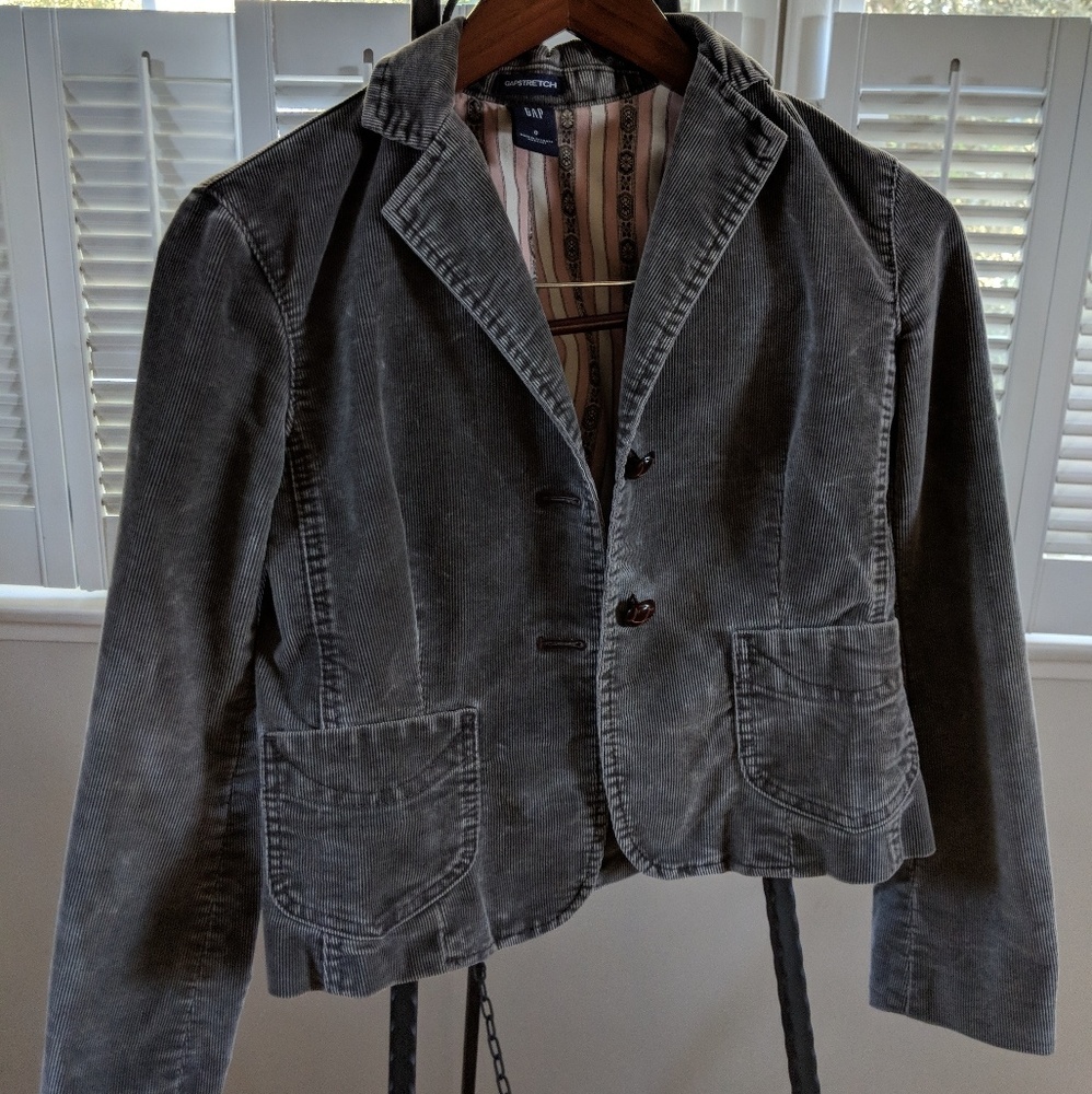 GAP gray two button Blazer